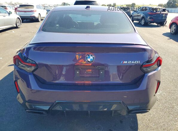 3MW43CM06P8D76834 2023 BMW M2 Фиолетовый Вид сзади