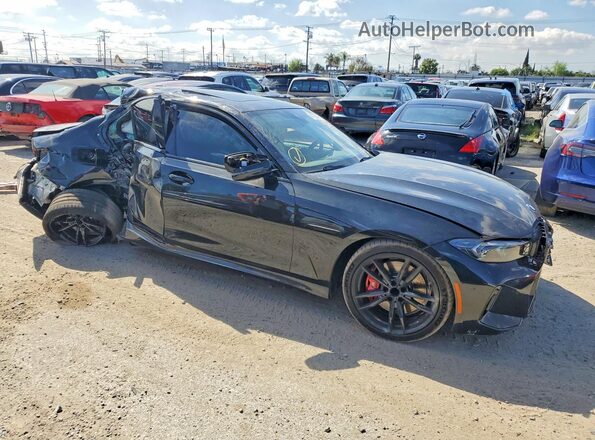 3MW49FS02P8C96384 2023 BMW M3 Black Delantero derecho