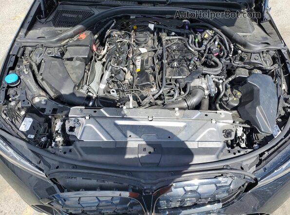 3MW49FS02P8C96384 2023 BMW M3 Black Vista interior trasera