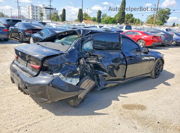 3MW49FS02P8C96384 2023 BMW M3 Black Trasero derecho