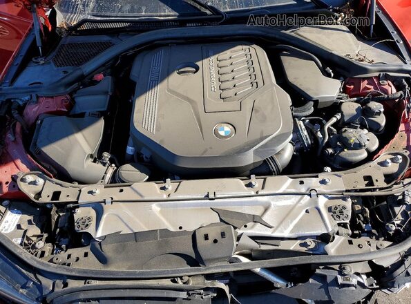 3MW49FS06P8D41536 2023 BMW M3 Red Вид задньої частини салону