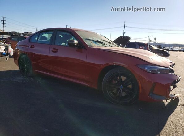 3MW49FS06P8D41536 2023 BMW M3 Red Передня права чверть
