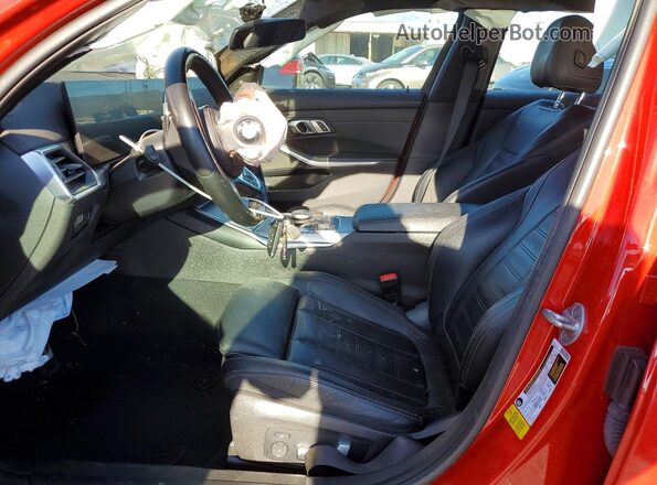 3MW49FS06P8D41536 2023 BMW M3 Red Вид салону спереду