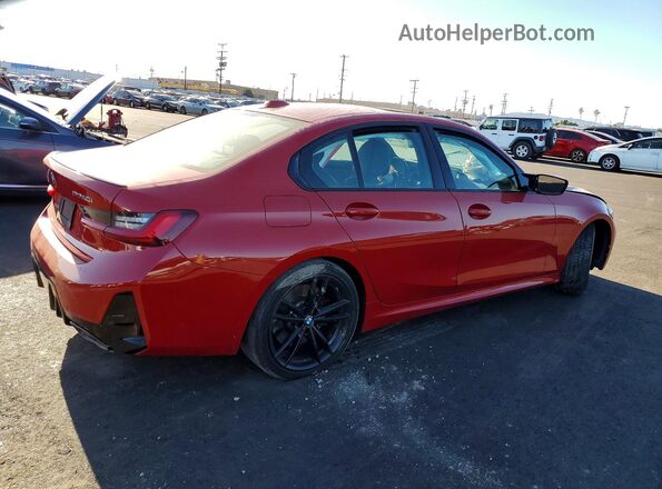 3MW49FS06P8D41536 2023 BMW M3 Red Задня права чверть