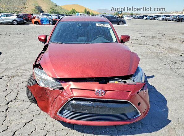 3MYDLBYV5HY176100 2017 TOYOTA YARIS Burgundy წინა ხედი