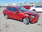 2017 Toyota Yaris Ia Base Burgundy vin: 3MYDLBYV5HY176100