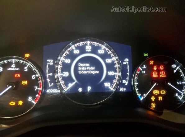 3MZBPAAL3MM201460 2021 MAZDA 3 Синий Вид щитка приборов