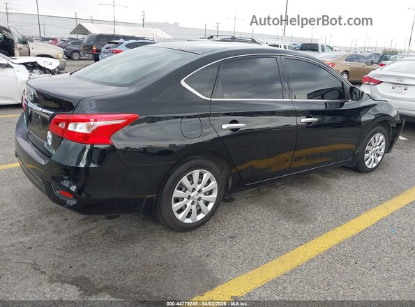 3N1AB7AP0HY354544 2017 NISSAN SENTRA Black Задня права чверть
