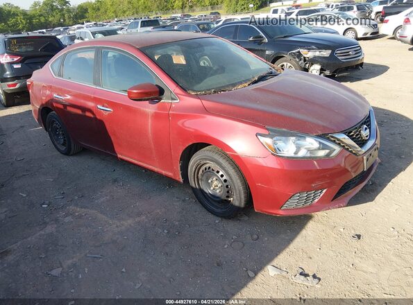 3N1AB7AP1GL647770 2016 NISSAN SENTRA Red Front right