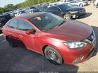 2016 Nissan Sentra Fe+ S/s/sl/sr/sv Red vin: 3N1AB7AP1GL647770
