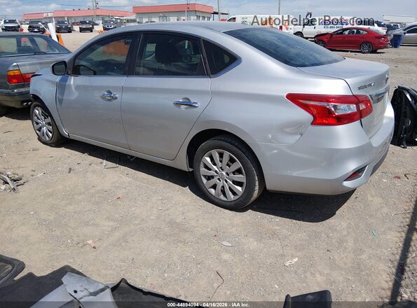 3N1AB7AP1GY237697 2016 NISSAN SENTRA Серебряный Задняя левая четверть