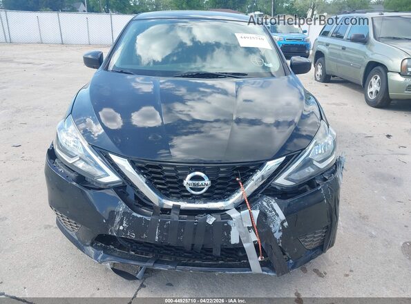 3N1AB7AP1KY435656 2019 NISSAN SENTRA Черный Вид щитка приборов