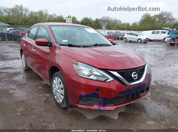 3N1AB7AP2GL640858 2016 NISSAN SENTRA Red Widok z przodu