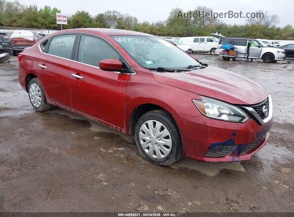 3N1AB7AP2GL640858 2016 NISSAN SENTRA Red Przód prawy