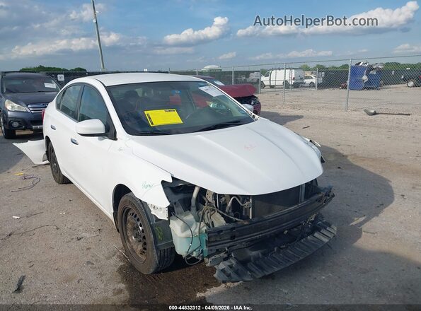 3N1AB7AP2GY330924 2016 NISSAN SENTRA Белый Передняя правая четверть
