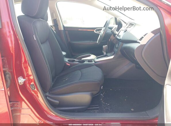 3N1AB7AP2KY264772 2019 NISSAN SENTRA Red Vista interior delantera