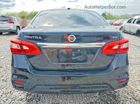 3N1AB7AP2KY440140 2019 NISSAN SENTRA Black Rear view