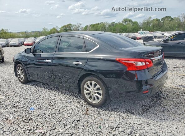 3N1AB7AP2KY440140 2019 NISSAN SENTRA Black Rear left