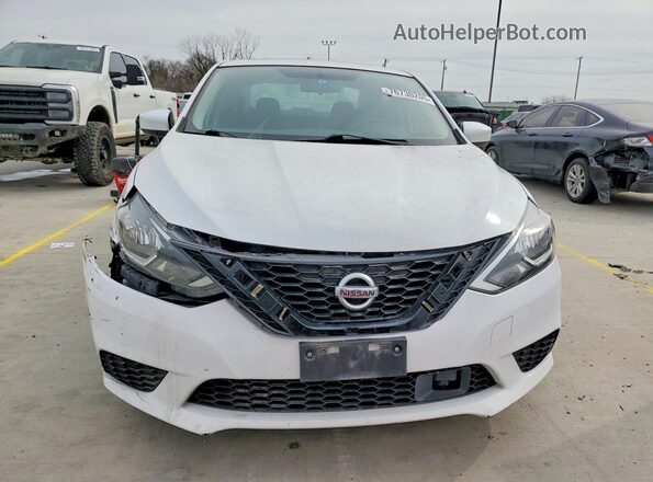 3N1AB7AP2KY448920 2019 NISSAN SENTRA Белый Вид спереди