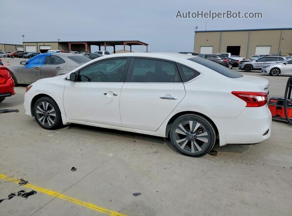 3N1AB7AP2KY448920 2019 NISSAN SENTRA Белый Задняя левая четверть