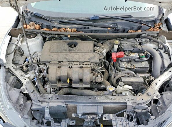 3N1AB7AP2KY448920 2019 NISSAN SENTRA Белый Вид задней части салона