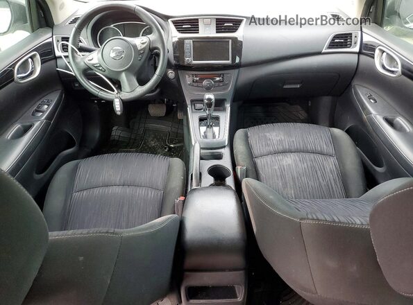 3N1AB7AP2KY448920 2019 NISSAN SENTRA Белый Вид панели приборов