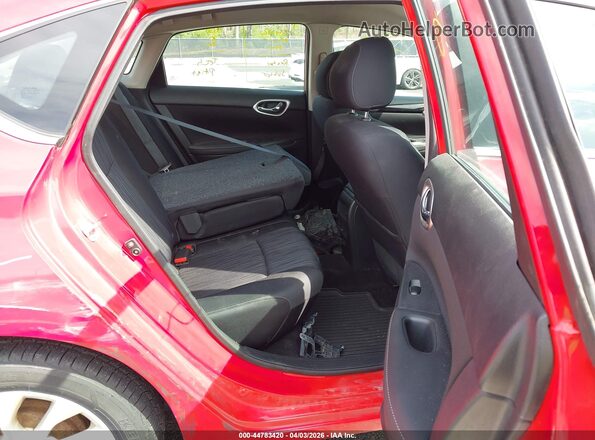3N1AB7AP3KY266546 2019 NISSAN SENTRA Red Vista de la etiqueta del VIN