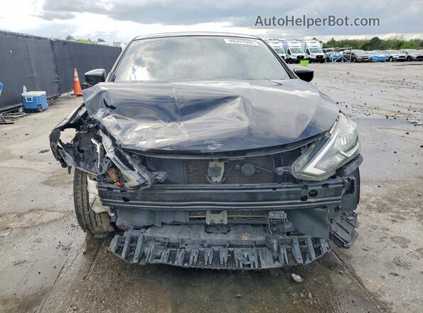 3N1AB7AP3KY427185 2019 NISSAN SENTRA Black წინა ხედი