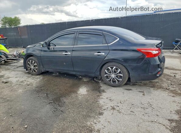 3N1AB7AP3KY427185 2019 NISSAN SENTRA Black უკანა მარცხენა