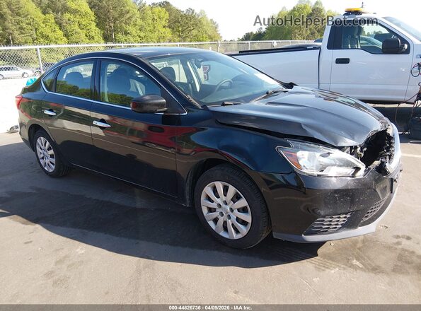 3N1AB7AP4HL717487 2017 NISSAN SENTRA Черный Передняя правая четверть