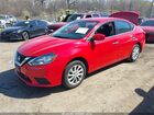 2019 Nissan Sentra Sv Red vin: 3N1AB7AP4KY237301