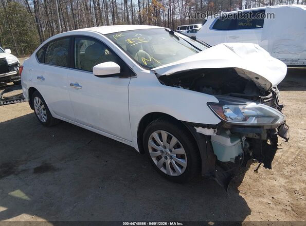 3N1AB7AP5GY324955 2016 NISSAN SENTRA Белый Передняя правая четверть