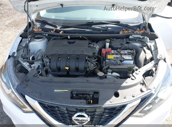 3N1AB7AP5KY406595 2019 NISSAN SENTRA White Vista trasera