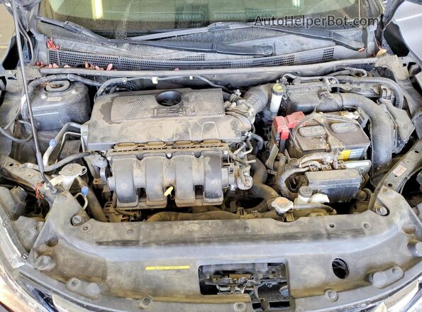 3N1AB7AP6GL646002 2016 NISSAN SENTRA Gray უკანა სალონის ხედი