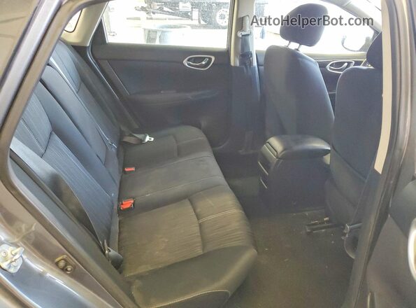 3N1AB7AP6GL646002 2016 NISSAN SENTRA Gray უკანა სავარძლების ხედი