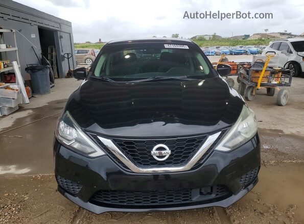 3N1AB7AP7KY230195 2019 NISSAN SENTRA Black Вид спереду