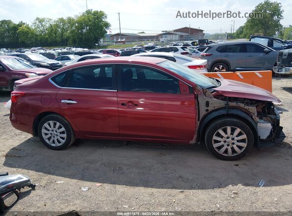3N1AB7AP8GY315022 2016 NISSAN SENTRA Красный Панорамный вид салона 360°