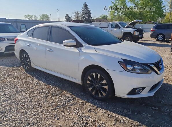 3N1AB7AP9KY228433 2019 NISSAN SENTRA White Przód prawy
