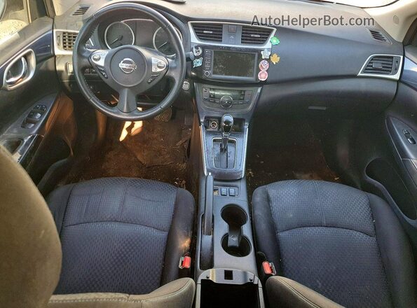3N1AB7AP9KY228433 2019 NISSAN SENTRA White Widok deski rozdzielczej