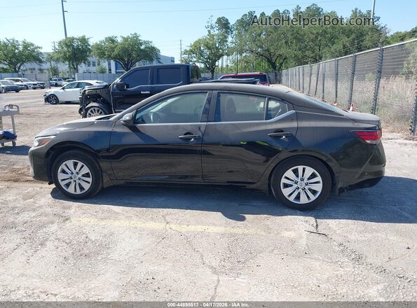 3N1AB8BV4SY366352 2025 NISSAN SENTRA Black Widok wnętrza 360 stopni