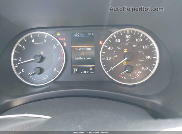 3N1AB8BV4SY366352 2025 NISSAN SENTRA Black Widok tylnych siedzeń