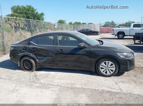 3N1AB8BV4SY366352 2025 NISSAN SENTRA Black Widok wnętrza z tyłu