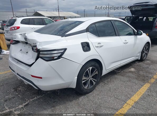 3N1AB8CV2LY229748 2020 NISSAN SENTRA Белый Задняя правая четверть