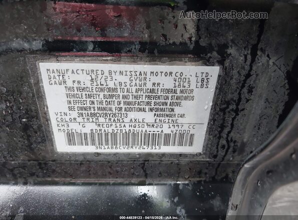 3N1AB8CV2RY267313 2024 NISSAN SENTRA Black Вид підкапотного простору