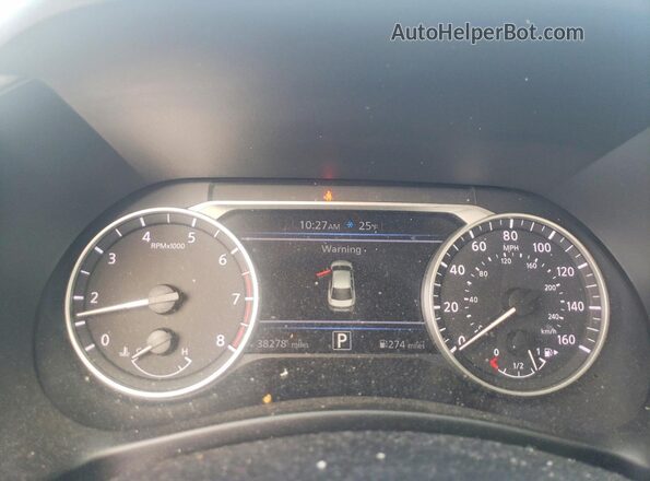 3N1AB8CV4RY206402 2024 NISSAN SENTRA Синий Вид щитка приборов