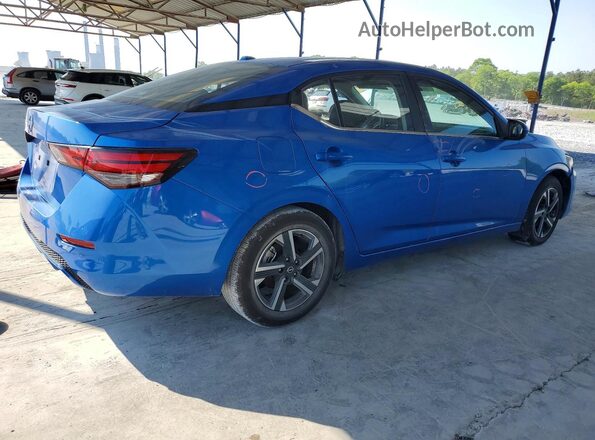 3N1AB8CV5SY225580 2025 NISSAN SENTRA Blue უკანა მარჯვენა