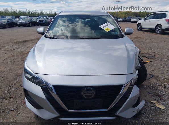 3N1AB8CV7MY248748 2021 NISSAN SENTRA Silver Вид щитка приладів