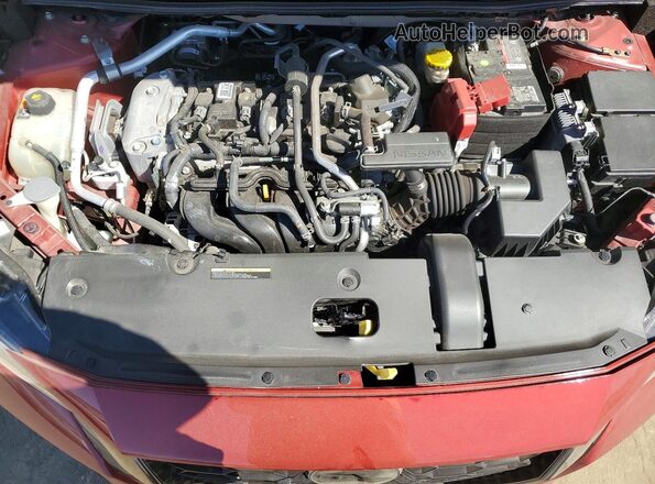 3N1AB8DV2NY285948 2022 NISSAN SENTRA Бордовый Вид задней части салона