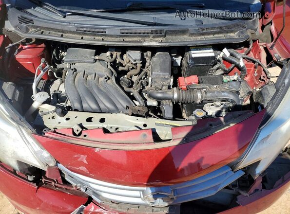 3N1CE2CP7GL377931 2016 NISSAN VERSA Красный Вид задней части салона