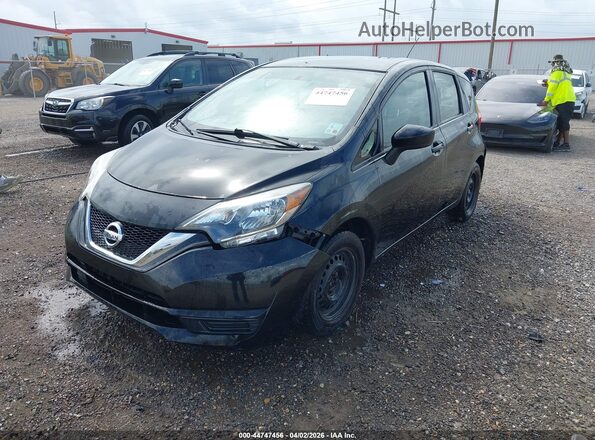 3N1CE2CP7KL358370 2019 NISSAN VERSA NOTE Black Առջևի ձախ երեք քառորդ տեսարան
